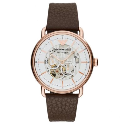 Emporio Armani Men's Automatic Meccanico Skeleton Watch - AR60027